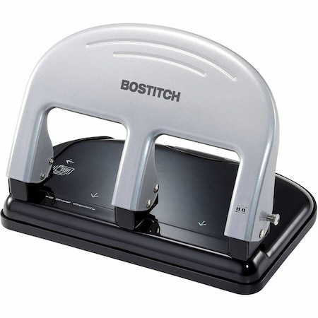 Bostitch EZ Squeeze Three-Hole Punch, 40-Sheet Capacity 2240