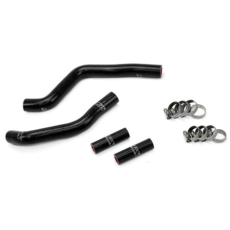 Hps Performance High Temp Reinforced Silicone Radiator Coolant Hose Kit, Black, 57-1365-BLK