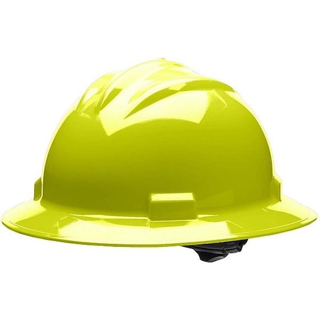 Bullard Hard Hat, Full Brim, Fluorescent Yellow 71HYR