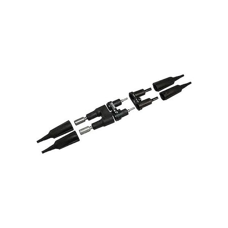 Mersen Fuse Holder, 0 to 30A Amp Range, 600V AC/DC Volt Rating, 2 Poles, Crimp FEX-11-11-BA