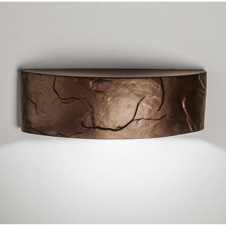 Luxury Lighting Masons Select 6 in Tall Ceramic Slate Look Outdoor Wall Light, Rubbed Bronze Paint Finish SL1906-ABr-ud-7