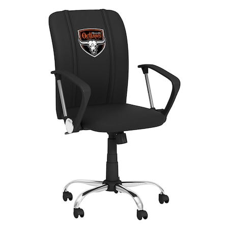 Dreamseat Curve Task Chair with Kansas City Outlaws Primary Logo XZOCCURVE-PSPBR0030