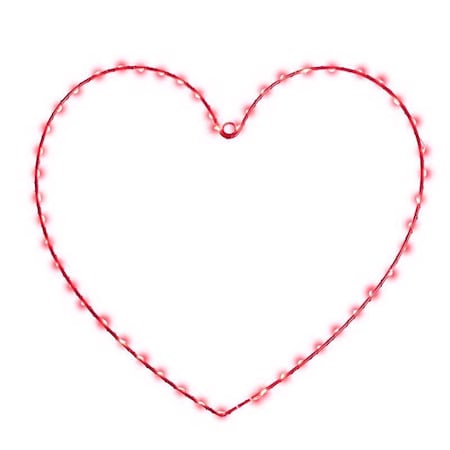 Celebrations Heart Silhouette Window Decor Metal 14-03027A
