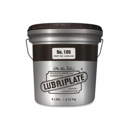 Lubriplate 105 Series Lubricant, 6 lb, Tub, NLGI Grade 0, 4PK 293-L0034-005