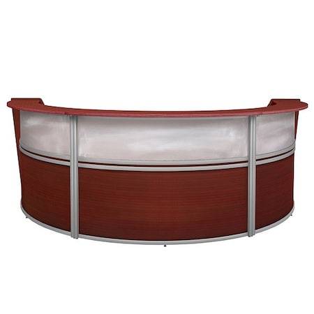 Regency Reception Desk, Steel Frame, 143 1/2 in W 77313MH