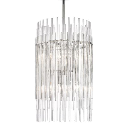 Hudson Valley Lighting Wallis 8 Light Pendant 15 In. Polished Nickel 6315-PN