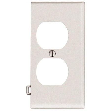 Ezgeneration White End Panel Sectional Wallplate For Multi-Gang Ins EZ334575
