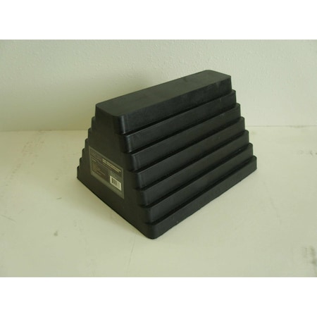 Shop Tuff Double-Sided Pyramid Rubber Wheel Chock with Eyebolt - 6 Pack STF-975RPCEI-6PK