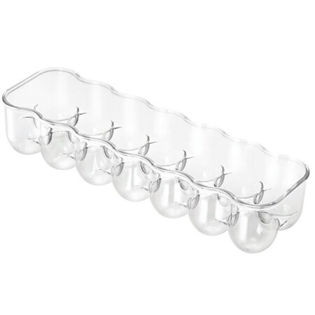 Idesign Fridge Egg Holder, 14 Eggs Capacity, Plastic, Clear 70730
