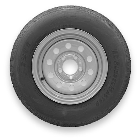 Rubbermaster - Steel Master ST175/80R13 8 Ply 5 On 4.5 Bolt, Silver Wheel Assemblies 599527SIL