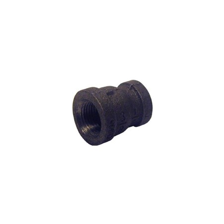 Southland Black Pipe Fitting, Coupling, 1/2 x 1/8-In. 501471