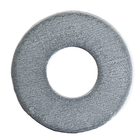 Zoro Select Flat Washer, For Screw Size M8 , Titanium Plain Finish 0093795