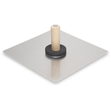 Marshalltown Aluminum Hawk, 13 1/2 x 13 1/2 in, Wood Handle, Drywall Hawk, Masonry Hawk 2W