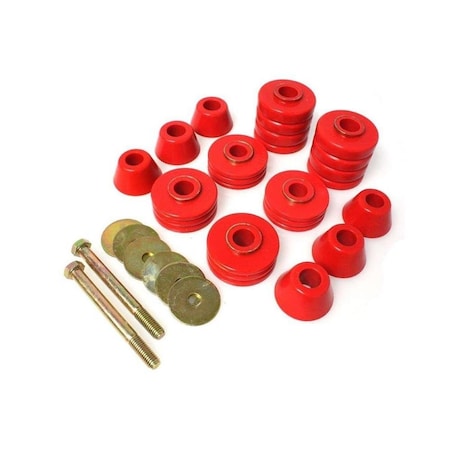 Omnisports 34150R Body Mount Kit for Chevy OM3561432