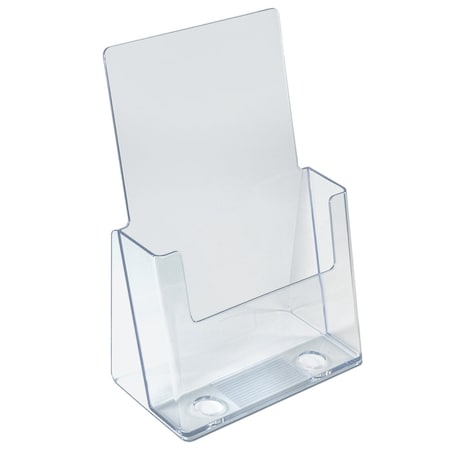 Azar Displays Clear Acrylic 6in x 9in Countertop Bifold Brochure Holder, 10PK 252015-10PK