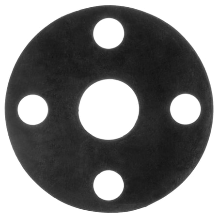 Zoro Select Flange Gasket, Full Face, 1-1/2" Pipe BULK-FG-664