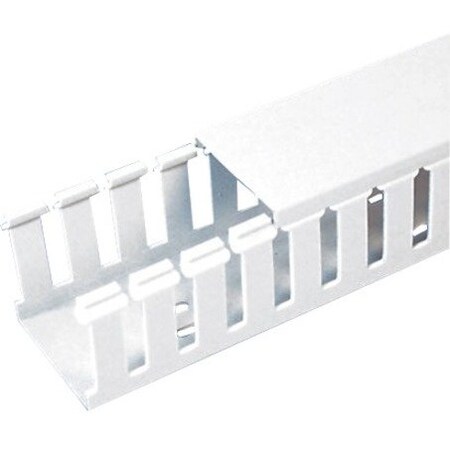 Panduit Wire Duct, Wide Slot, White, 2.25 W x 4 D G2X4WH6