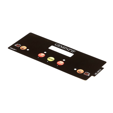 Wilbur Curtis Label/Overlay, User Control Panel, 1 Batch, GEM TIF 3375001214