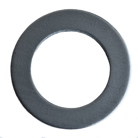 Zoro Select Flat Washer, For Screw Size 7/16 in , Titanium Plain Finish 0011934