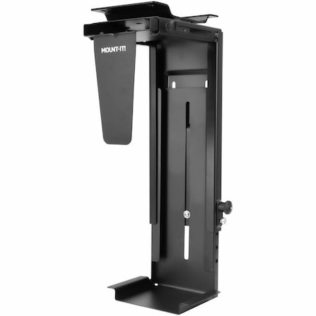 Mount-It Mount-It! Desk Mount for CPU, Computer - Height Adjustable - 22 lb Load Capacity - Steel MI-7150