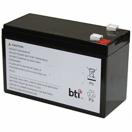 Battery Technology BTI 12V 1-CELL LEAD ACID UPS BATTERY FOR CYBERPOWER AVRG750LCD, AVRG RB1270B-TAA