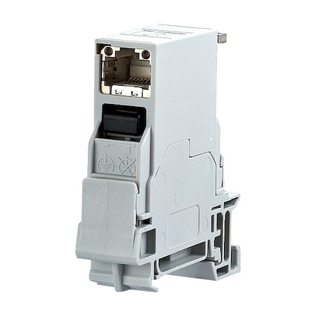 Metz Connect Terminal Rail Insert, Light Gray, Poles 8 1401906113KE