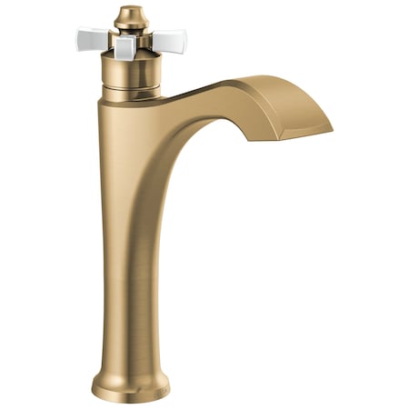 Delta Dorval Single Handle Mid-Height Vessel Bathroom Faucet 657-GS-DST