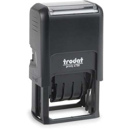 U.S. Stamp & Sign Trodat Self-inking Message/Date Stamp, RECEIVED, 1" x 1-5/8", Blue/Red E4752