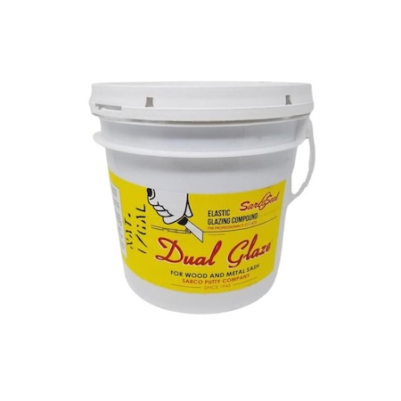 Sarco Putty Dual Glaze Window Glazing Putty - Gallon. Top Rated Window Restoration Putty. Designed for Exterior SPDGG