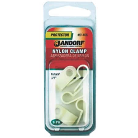 Jandorf Specialty Hardw 61466 Nylon Clamp Natural, 0.38 x 0.25 3395241