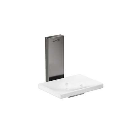 Axor Universal Rectangular Soap Dish in Polished Black Chrome 42605330