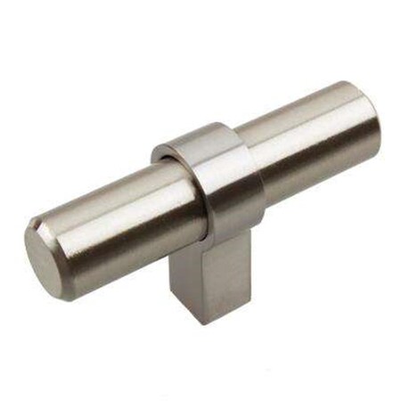 Grilltown 2 in. Steel T-Bar Knob, Satin Brass GR3194439