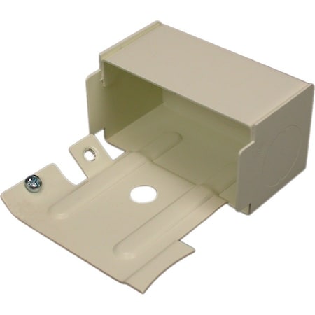 Legrand Tee Raceway, 3000 Series, 1 Channel, 2-3/4 in W, 1-1/2 in H, 3-1/2 in L, Ivory V3010AE
