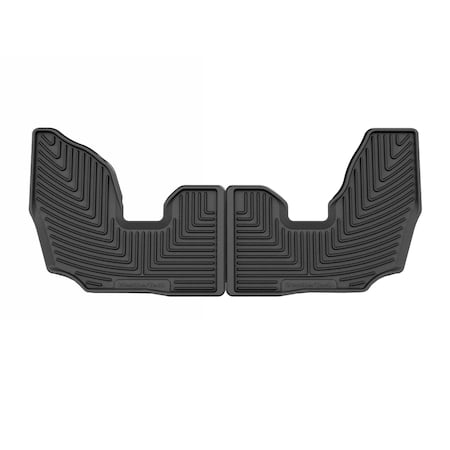 Weathertech Black, Rear All Weather Floor Mats W666
