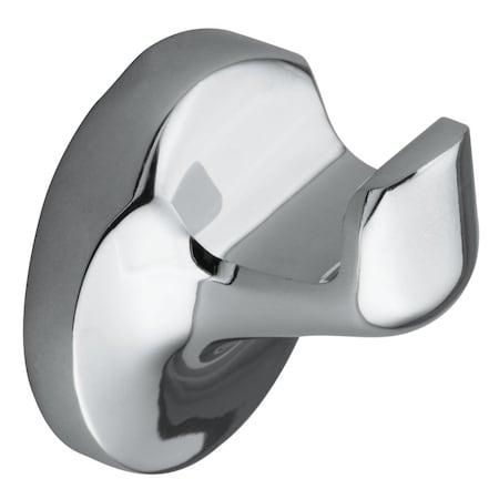 C S I Donner Moen Aspen Series Robe Hook, 30 lb, 1-Hook, Zinc, Polished Chrome, Screw Mounting 5802CH
