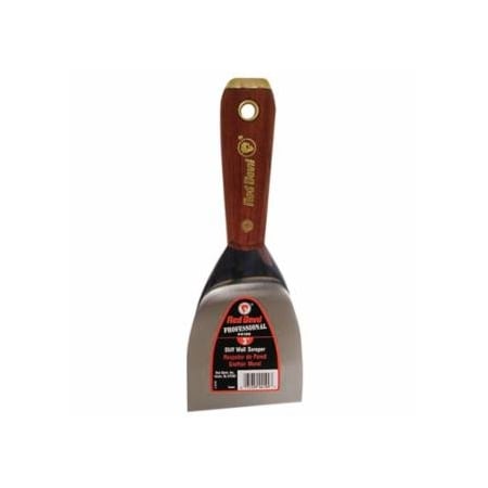 Red Devil 4100 Professional Series Wall Scraper/Spackling Knife, 3 in Wide, Flexible Blade 630-4110