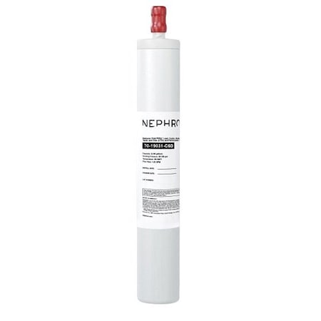 Nephros Carbon Block Filter, 17 in H, 3 in Dia 70-19031-C60