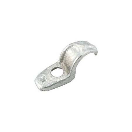 Raco 1/2 in Steel One-Hole EMT Conduit Strap, 100PK 1302