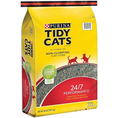 Purina Tidy Cats Tidy Cats 7023010720 Cat Litter, 20 lb Capacity, Gray/Tan, Granular Bag 10720