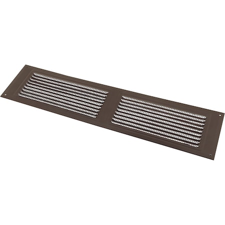 Norwesco 16'' x 8'' Brown Galvanized Soffit Ventilator 556148