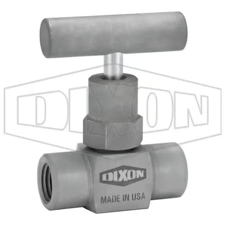 Dixon Mini Needle Valve, 1/4-18 Nominal, FNPT End Style, Steel Body FFC102