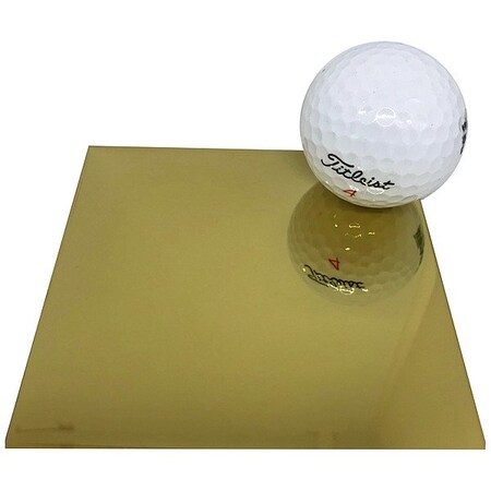 Zoro Select SS Sheet, Rectangle, 48 in Overall W T22 Prestige Gold Mirror20Gx48x120