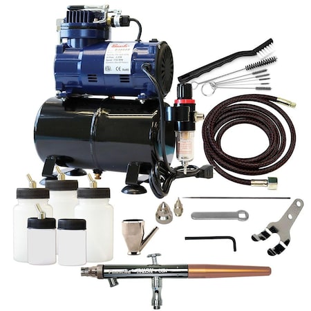 Paasche Airbrush Package TS-3AS, D3000R, AC-7 & 3 BA-60-3P TS-300R