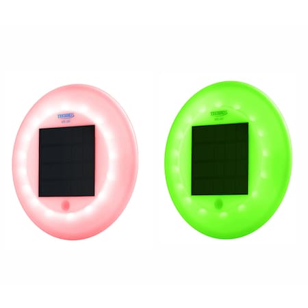 Techko Solar Floating Multi-Color Pool Light , 2PK SPL-102-2