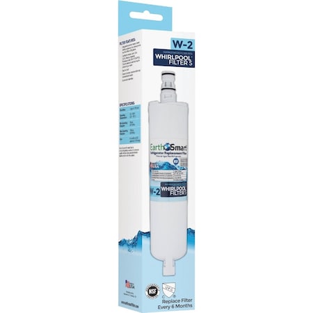 Earthsmart W2 Whirlpool Icemaker & Refrigerator Water Filter Cartridge 102622