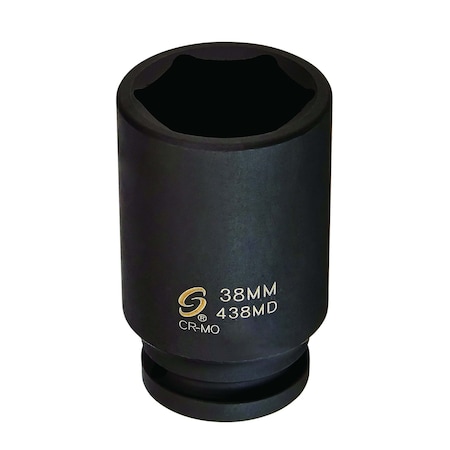 Sunex 3/4 in Drive 38Mm Deep Impact Socket 438MD