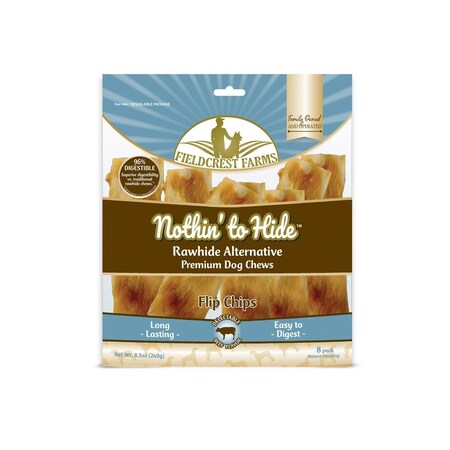 Fieldcrest Farms Nothin' to Hide Beef Coated Flip Chip Chews, 8-Ct. 156