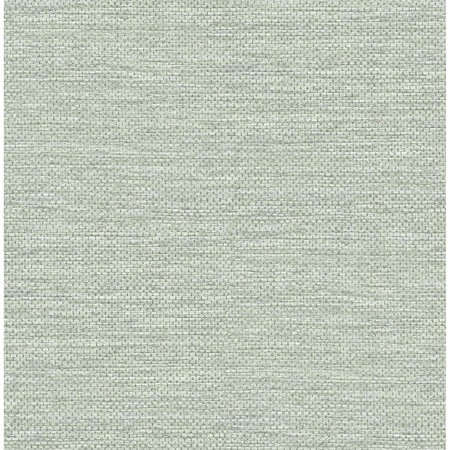 A-Street Prints Malin Seafoam Faux Grasscloth Wallpaper 4172-27530