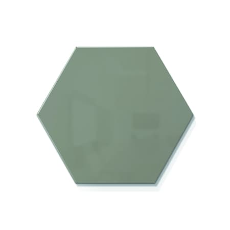 Ghent Hex LINK Powder-Coated Steel Whiteboard, Magnetic, 18'' x 21, Gray HEXS1821GY