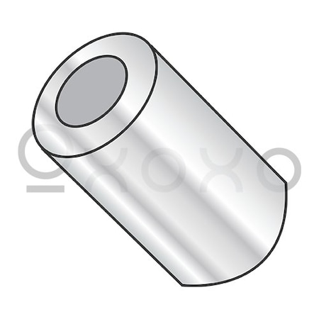 Oxoxo 10X11/16 One Half Round Spacer Aluminum, 1000PK 428804